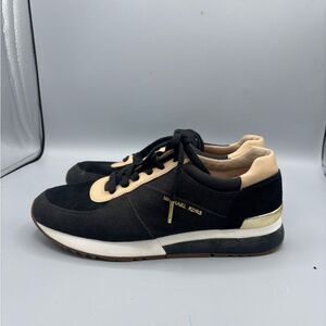 Michael Kors Black and Gold Shoes